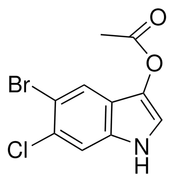 6-CHLORO-3-INDOLYL ACETATE structure, CAS 114305-99-6