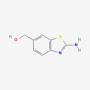 6-Benzothiazolemethanol,2-amino-(9CI) structure, CAS 106429-07-6