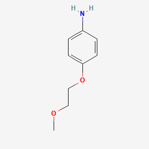 4-(2-METHOXYETHOXY)ANILINE structure, CAS 33311-29-4