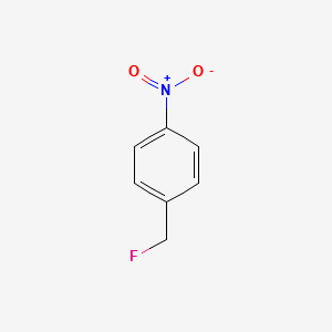 4-Nitrobenzylfluoride structure, CAS 500-11-8