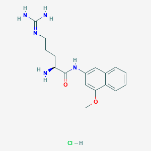 H-ARG-4M-BETANA HYDROCHLORIDE SALT structure, CAS 61876-75-3