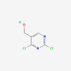 5-PyriMidineMethanol, 2,4-dichloro- structure, CAS 1346537-23-2