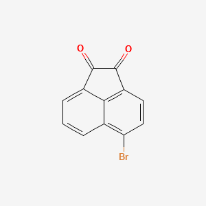5-bromoacenaphthylene-1,2-dione structure, CAS 26254-35-3