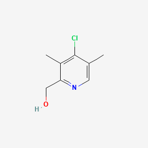 2-HYDROXYMETHYL-3,5-DIMETHYL -4-CHLORO PYRIDINE structure, CAS 150054-50-5