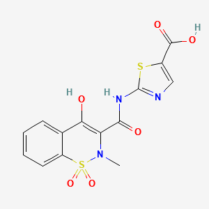 5Carboxy Meloxicam structure, CAS 130262-93-0