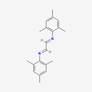 N,N'-bis(2,4,6-trimethylphenyl)ethane-1,2-diimine structure, CAS 56222-36-7