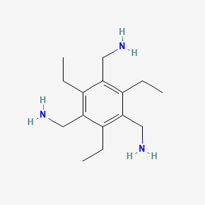 1,3,5-TRIS(AMINOMETHYL)-2,4,6-TRIETHYLBENZENE structure, CAS 149525-65-5