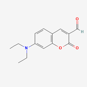 7-(diethylaMino)-2-oxo-2H-chroMene-3-carbaldehyde structure, CAS 57597-64-5