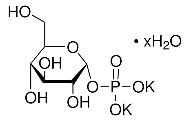 glucose 1-(dipotassium phosphate) structure, CAS 6736-77-2