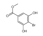 methyl 4-bromo-3,5-dihydroxy-benzoate structure, CAS 34126-16-4