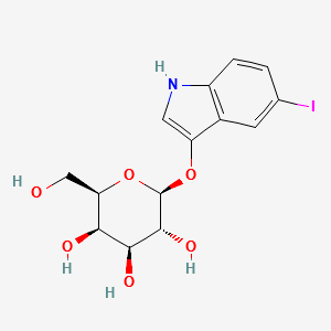 5-IODO-3-INDOLYL-BETA -D-GALACTOPYRANOSI structure, CAS 36473-36-6