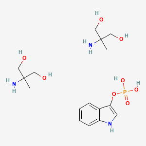 3-INDOXYL PHOSPHATE, BIS(2-AMINO-2-METHYL-1,3-PROPANEDIOL) SALT structure, CAS 107475-12-7
