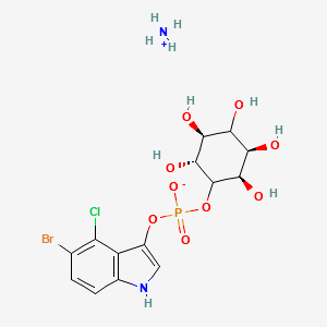 5-BROMO-4-CHLORO-3-INDOXYL MYO-INOSITOL-1-PHOSPHATE, AMMONIUM SALT structure, CAS 212515-11-2