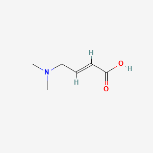 2-Butenoicacid,4-(dimethylamino)-,(E)-(9CI) structure, CAS 149586-32-3