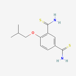 4-(2-Methylpropoxy)-1,3-benzenedicarbothioaMide structure, CAS 1330632-46-6
