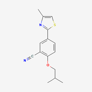 Febuxostat 13 structure, CAS 1335202-60-2
