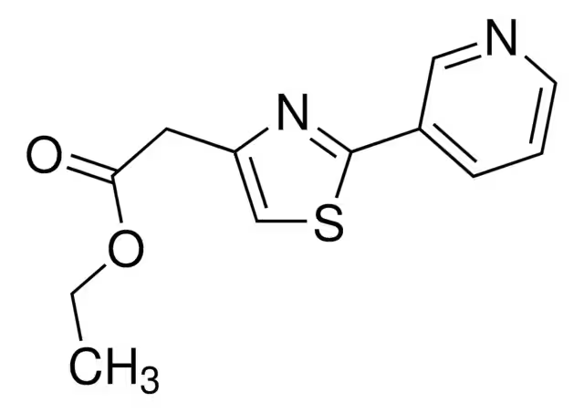ethyl 2-(2-(3-hydroxyphenyl)thiazol-4-yl)acetate structure, CAS 171017-48-4