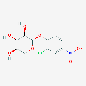o-Chloro-p-nitrophenyl-β-D-xylopyranoside structure, CAS 96887-43-3