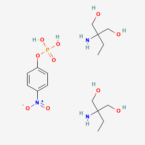 P-NITROPHENYL PHOSPHATE DI(2-AMINO-2-ETHYL-1,3-PROPANEDIOL) SALT structure, CAS 62796-28-5