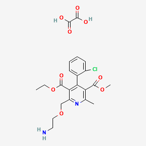 Dehydro Amlodipine Oxalate structure, CAS 1216406-90-4