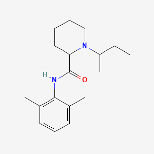 Bupivacaine Impurity 10 structure, CAS 2125994-25-2