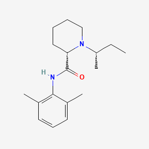 Bupivacaine Impurity 11 structure, CAS 2125995-26-6