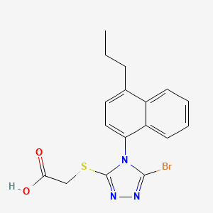 Lesinurad Impurity A structure, CAS 1533519-96-8