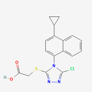 Lesinurad Impurity 7 structure, CAS 1533519-98-0