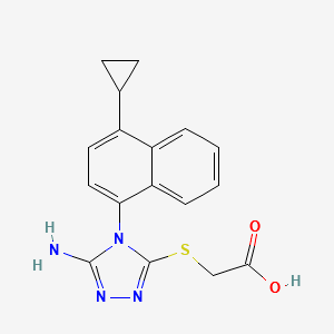 Lesinurad Impurity 2 structure, CAS 1158970-37-6