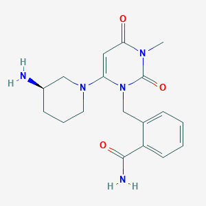 Alogliptin Impurity H structure, CAS 1820685-30-0