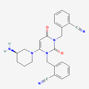 Alogliptin Impurity 36 structure, CAS 865759-10-0