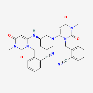 Alogliptin Impurity G structure, CAS 1268836-55-0