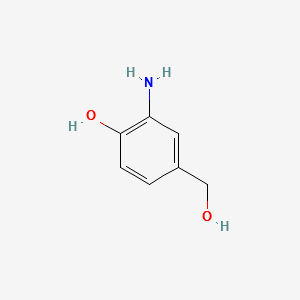 3-Amino-2-hydroxybenzyl alcohol structure, CAS 52820-13-0
