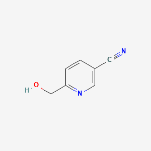 6-(HYDROXYMETHYL)NICOTINONITRILE structure, CAS 31795-61-6
