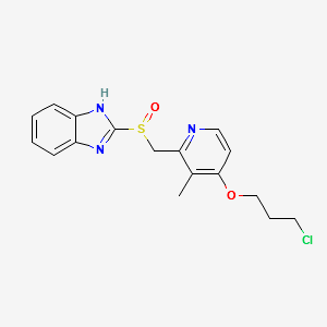 Rabeprazole Impurity 8 structure, CAS 1613482-73-7