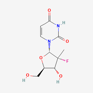 Sofosbuvir Impurity 10 structure, CAS 2041584-99-8