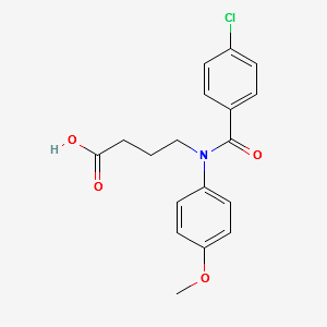 clanobutin structure, CAS 30544-61-7
