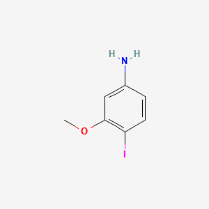 4-Iodo-3-methoxyaniline structure, CAS 1112840-98-8