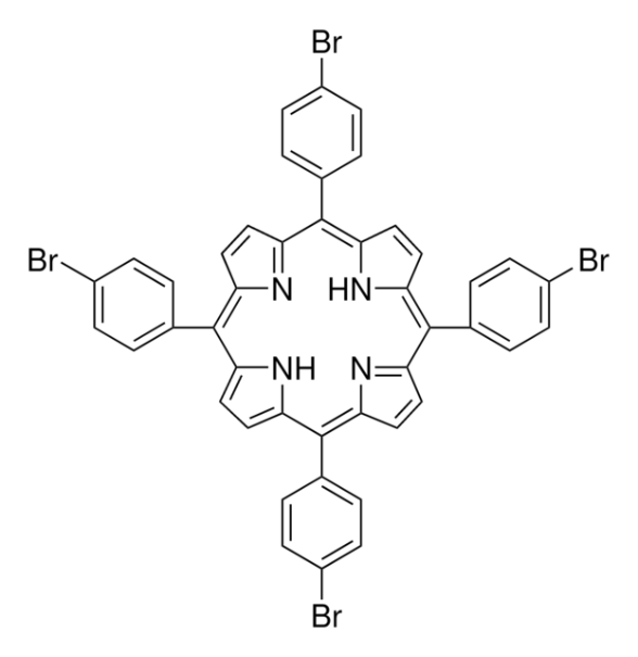 meso-Tetra (p-bromophenyl) porphine structure, CAS 29162-73-0