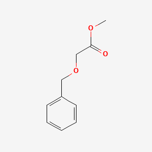 methyl 2-(benzyloxy)acetate structure, CAS 31600-43-8