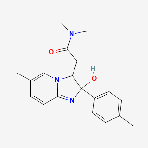 Zolpidem Impurity 13 structure, CAS 118026-14-5