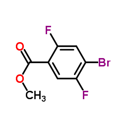 Methyl 4-broMo-2,5-difluorobenzoate structure, CAS 1193162-21-8