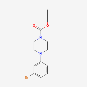 4-(3-BROMO-PHENYL)-PIPERAZINE-1-CARBOXYLIC ACID TERT-BUTYL ESTER structure, CAS 327030-39-7