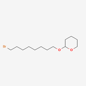 1-BROMO-8-(TETRAHYDROPYRANYLOXY)OCTANE structure, CAS 50816-20-1