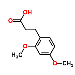 3-(2 4-DIMETHOXYPHENYL)PROPIONIC ACID structure, CAS 22174-29-4