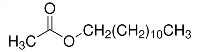 DODECYL ACETATE structure, CAS 112-66-3
