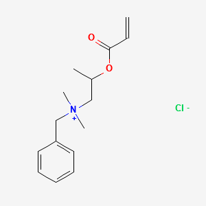 benzyldimethyl[2-[(1-oxoallyl)oxy]propyl]ammonium chloride structure, CAS 93941-92-5