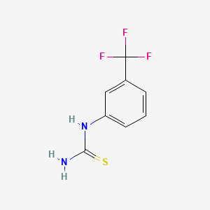 3-(TRIFLUOROMETHYL)PHENYLTHIOUREA structure, CAS 1736-70-5