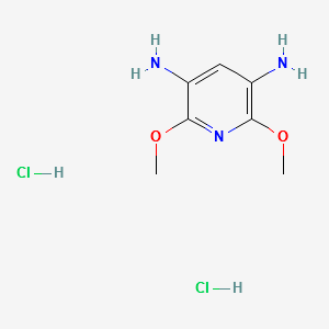 3,5-DIAMINO-2,6-DIMETHOXYPYRIDINE, DIHYDROCHLORIDE SPECIALITY CHEMICALS structure, CAS 56216-28-5