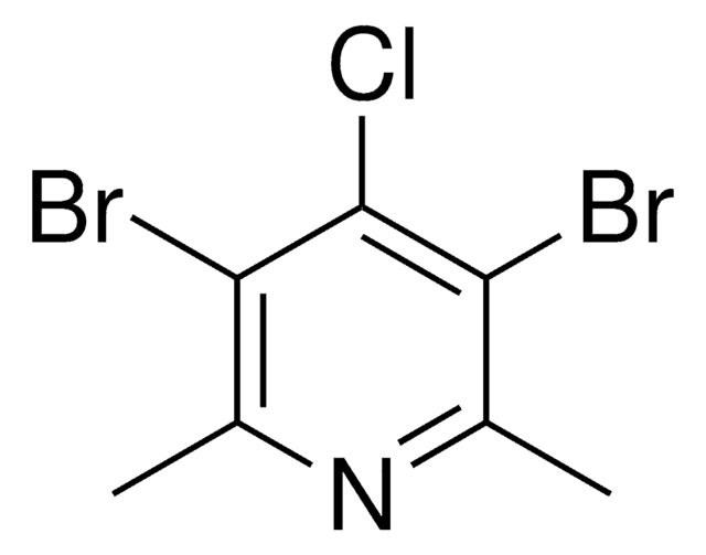 3,5-Dibromo-4-chloro-2,6-dimethylpyridine structure, CAS 633318-46-4